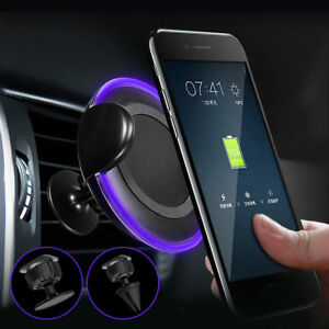 Support voiture qi iphone