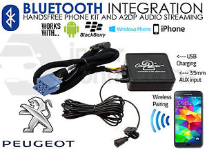 Kit bluetooth voiture 407