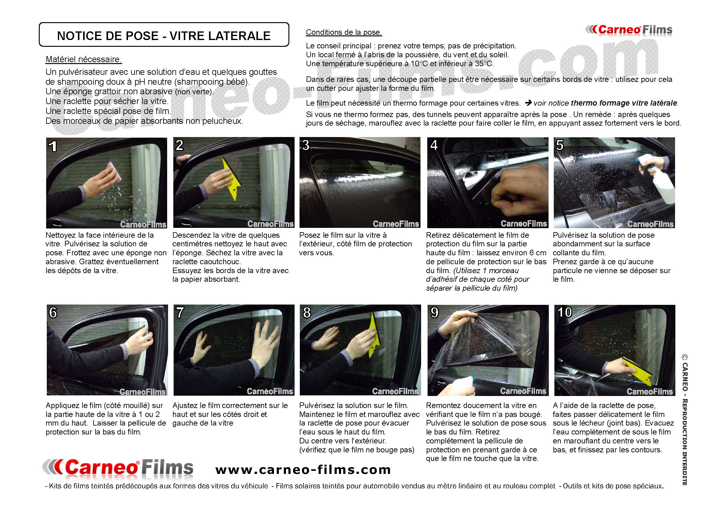 Kit film voiture