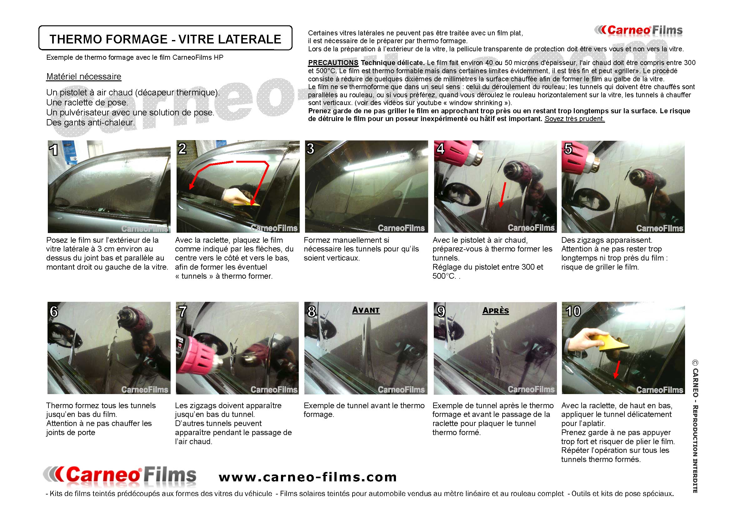 Kit film voiture
