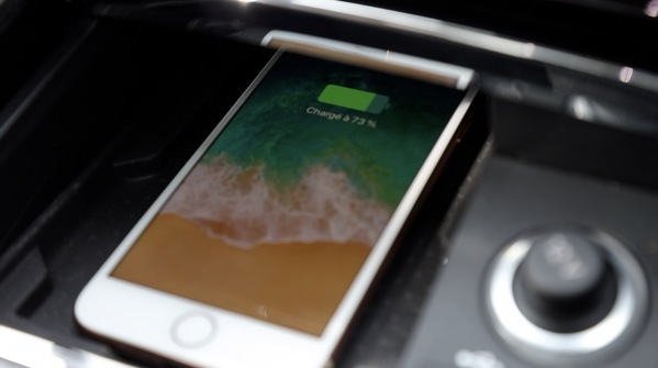 Support voiture qi iphone x