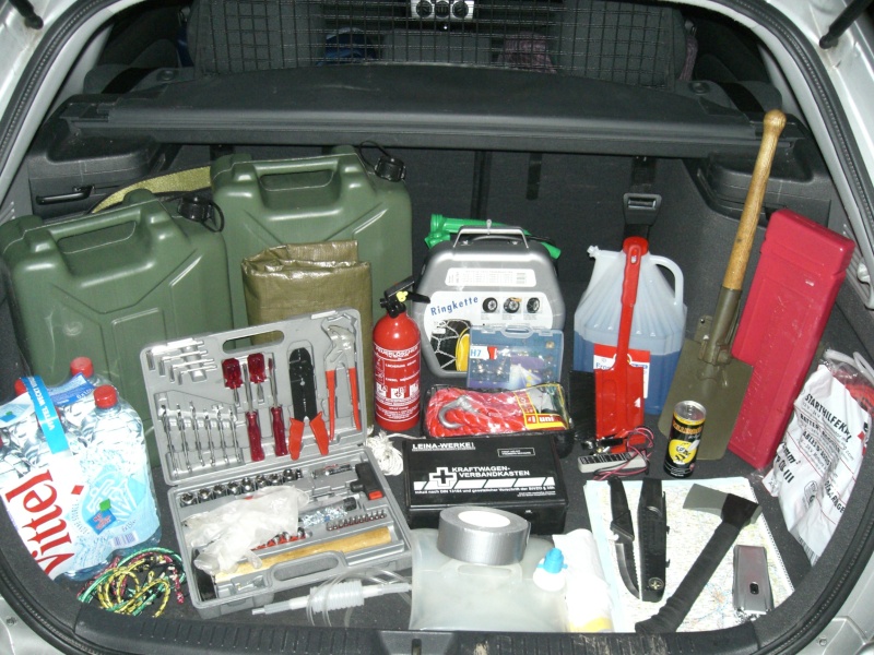 Kit voiture survivaliste