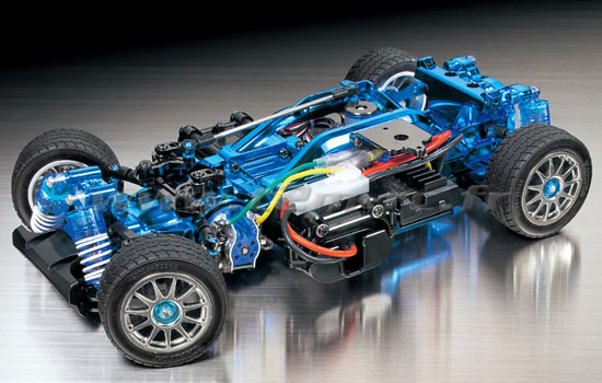 Voiture thermique 1/10 en kit