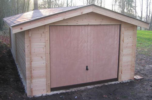 Garage voiture en kit bois