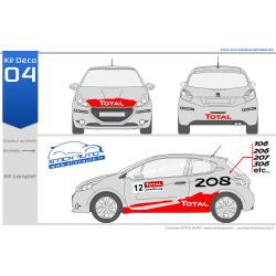 Voiture de course en kit