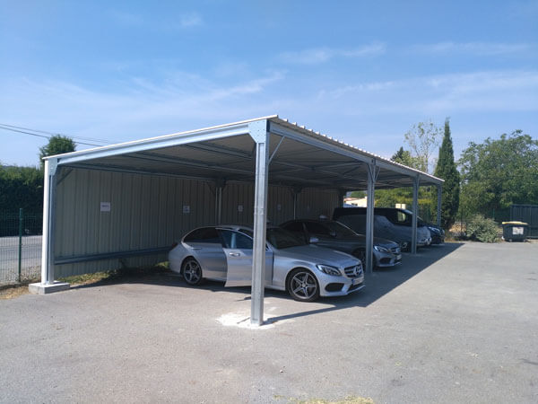 Abris voiture en kit metal