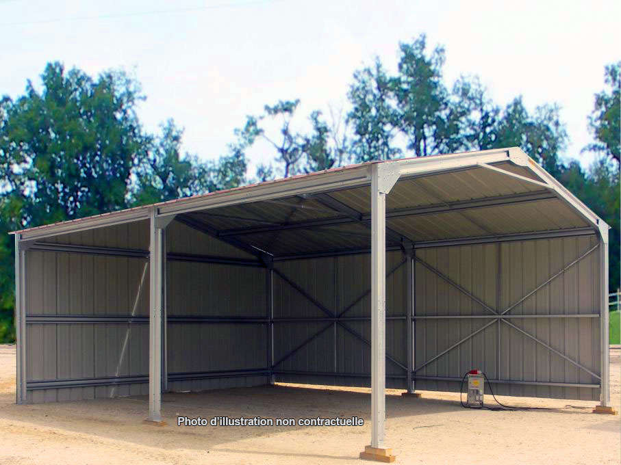 Abris voiture en kit metal