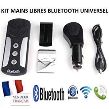 Kit main libre voiture 4 en 1