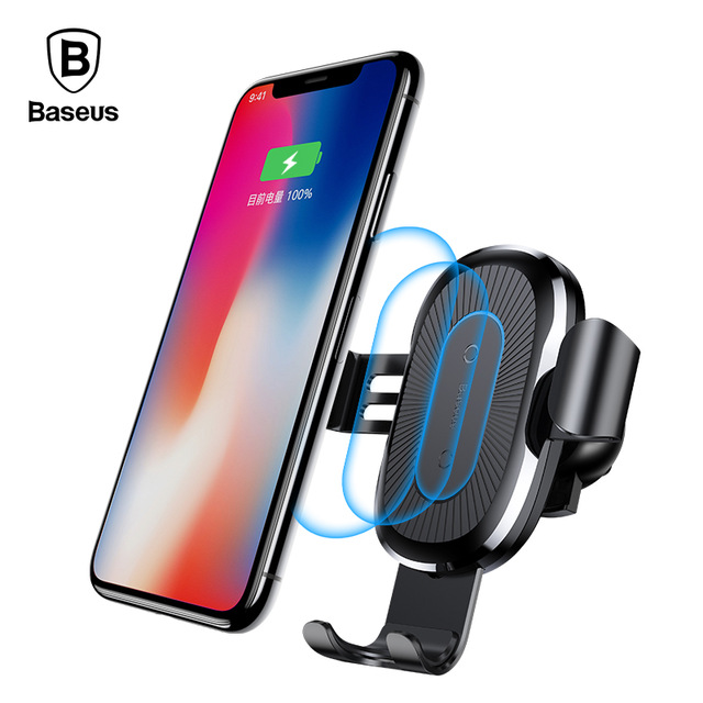 Support voiture qi iphone x