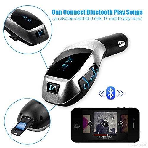 X-century® kit voiture bluetooth transmetteur fm avec micro
