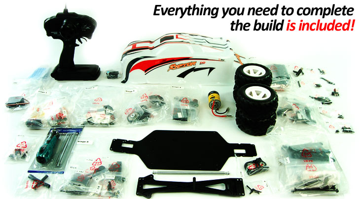 Voiture thermique en kit complet