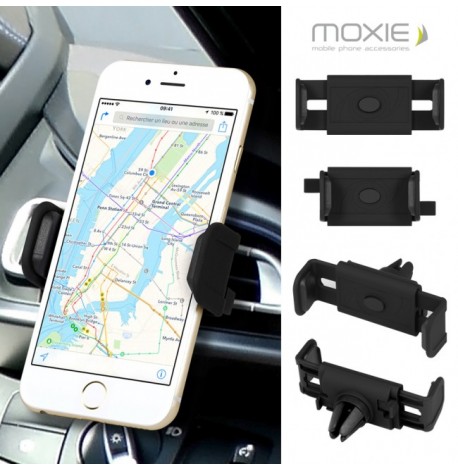 Support voiture universel pour grille de ventilation moxie airklip