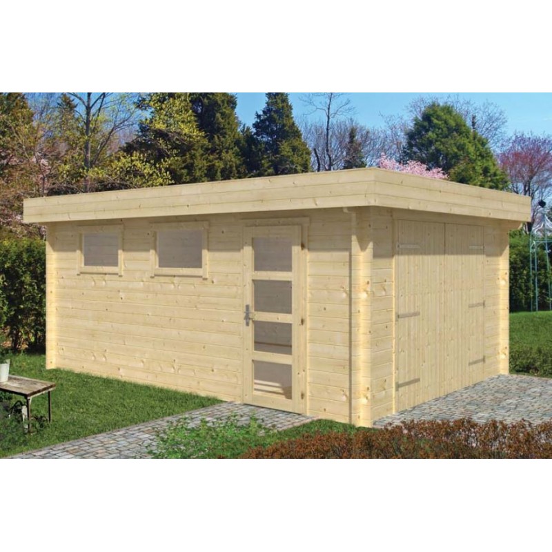 Garage voiture en kit bois