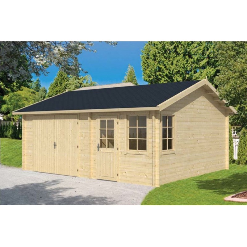 Garage voiture en kit bois