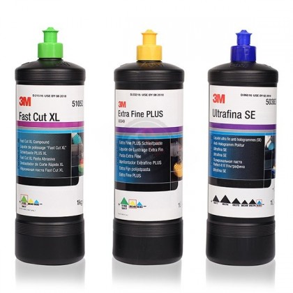 Kit lustrage pro voiture 3m bouchon vert