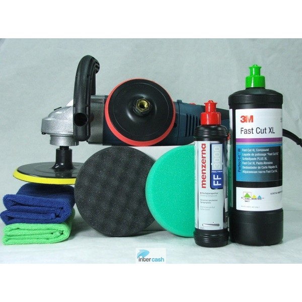 Kit lustrage pro voiture 3m bouchon vert