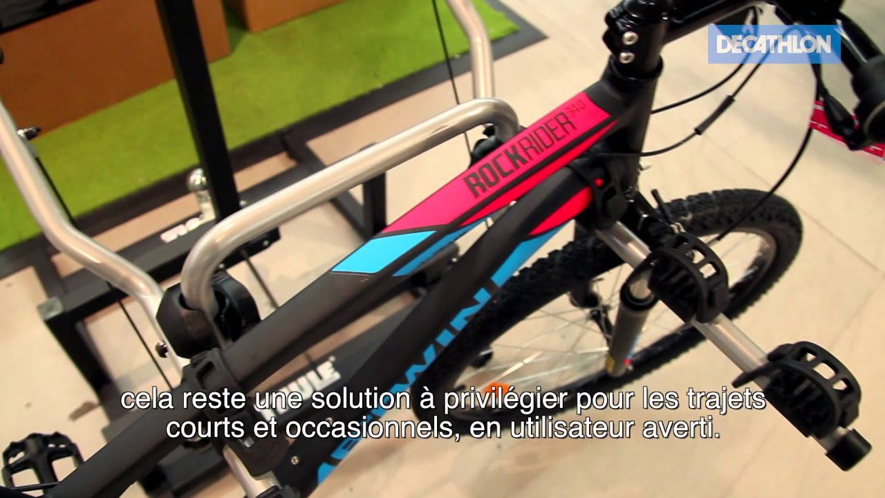 Support velo voiture décathlon