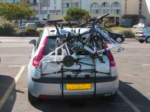 Support velo voiture décathlon