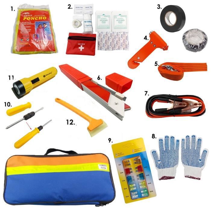 Kit d'urgence pour voiture