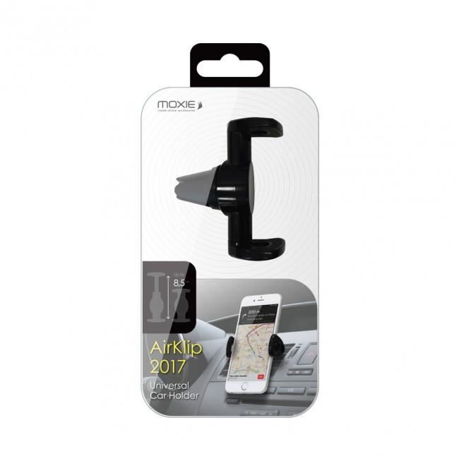 Support voiture universel pour grille de ventilation moxie airklip